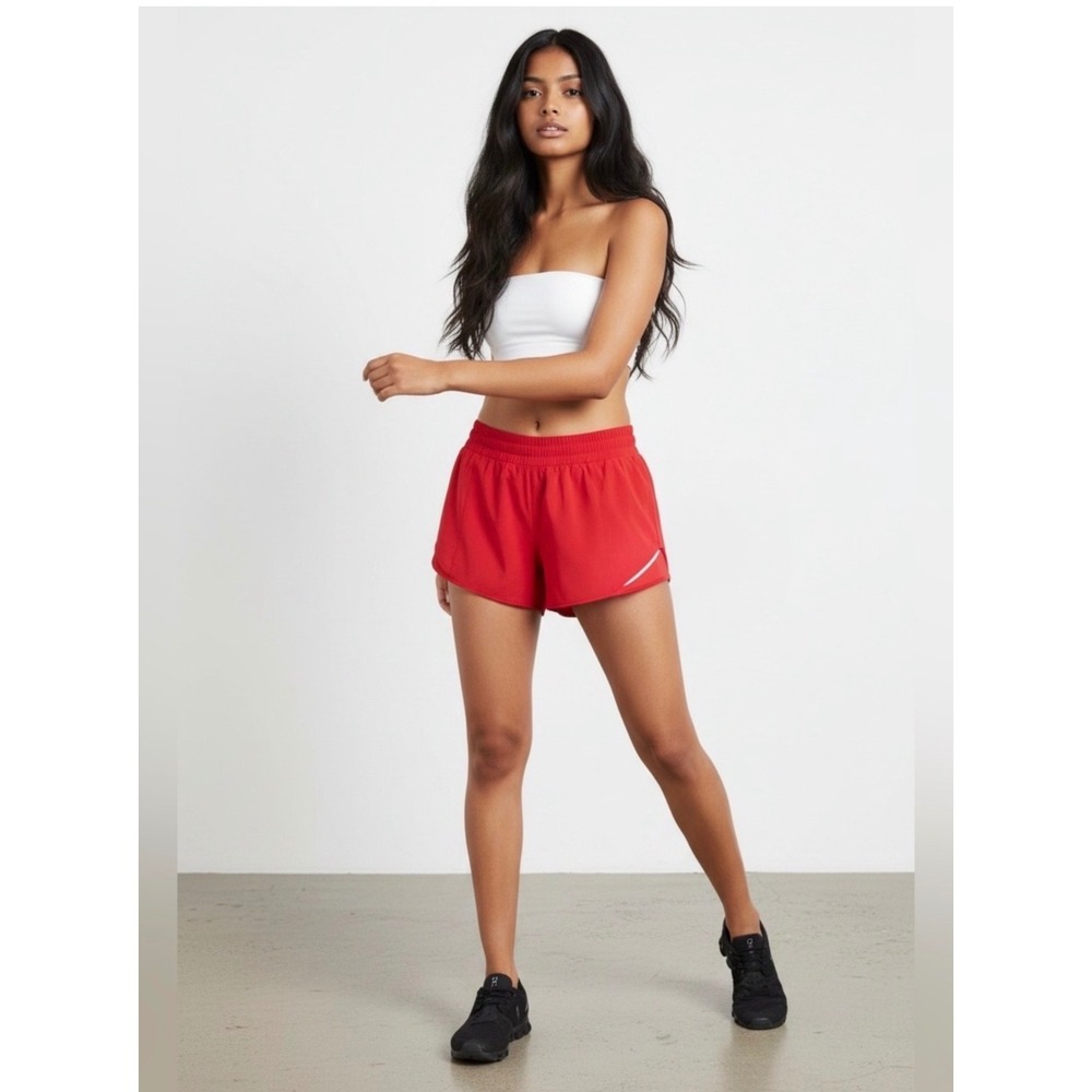 Lululemon Hotty Hot Short II Long 4 Size 6 Dark Red Running Athletic Workout